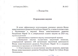 Закупка № 10 от 08.08.2024