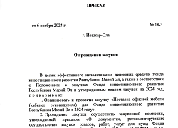 Закупка № 18 от 06.11.2024